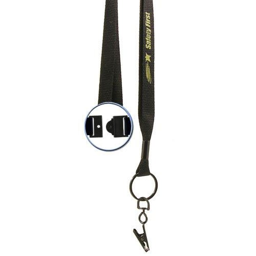 Themed Event Lanyard - Safety First Breakaway w/ Clip