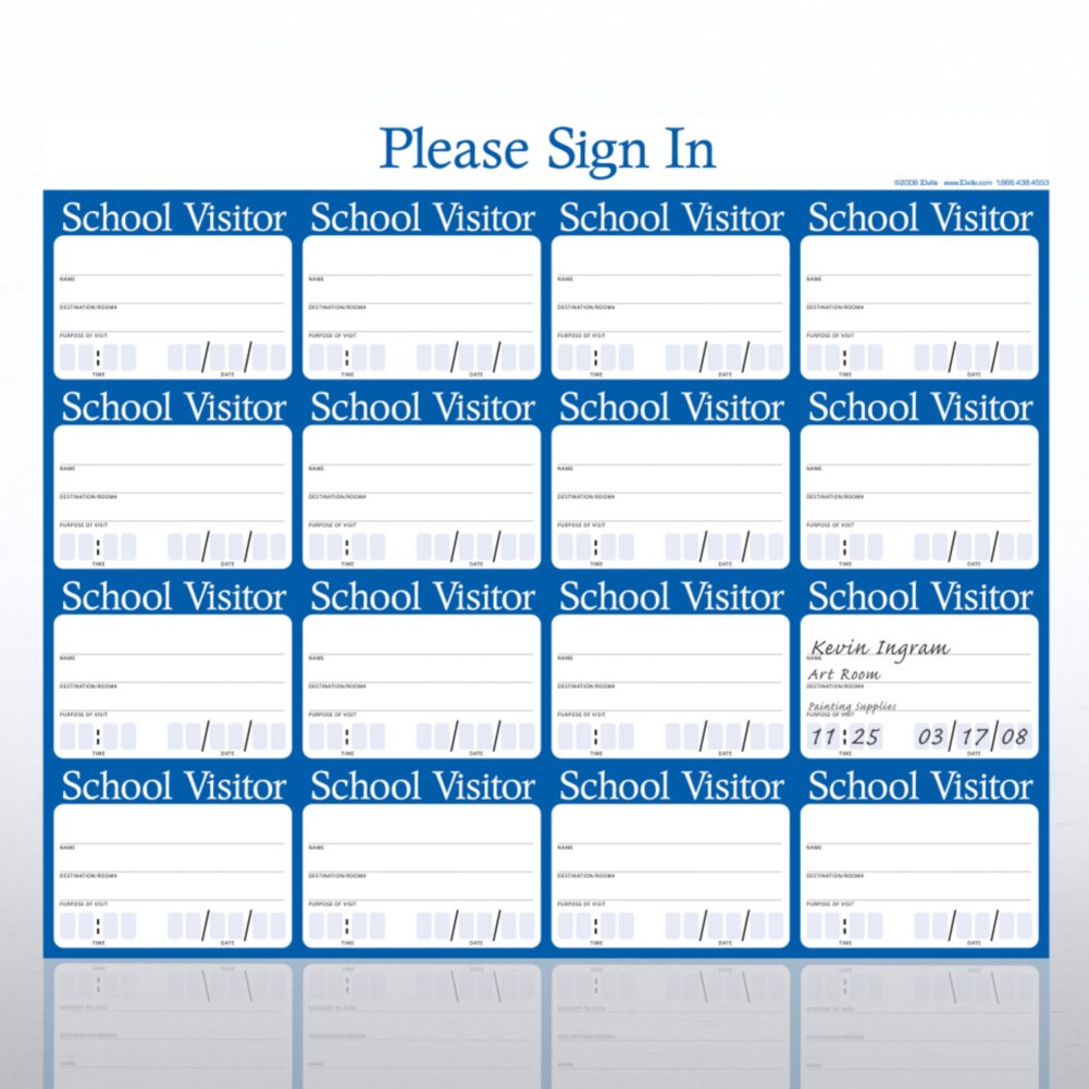 Visitor - Secure Log-In - School Refill