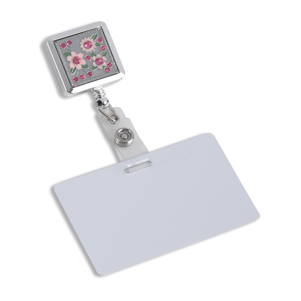 Fashion Badge Reel - Blooming Florals - Roses OPEN