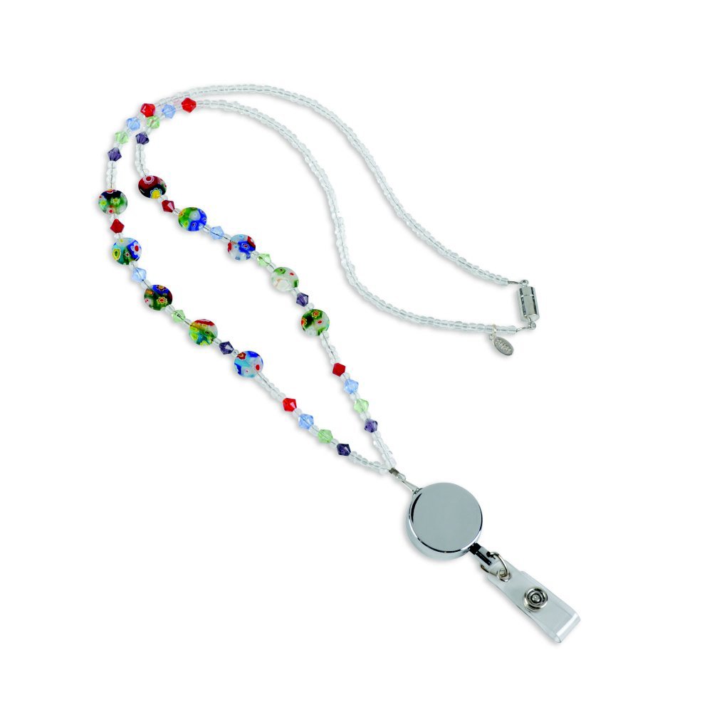 ID Badge Reel Necklace - Micro Garden
