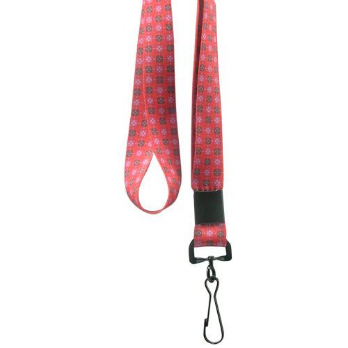 Designer Lanyards - Red Checkers