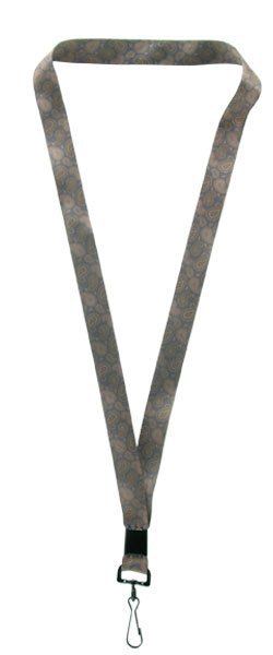 Designer Lanyards - Brown Paisley OPEN