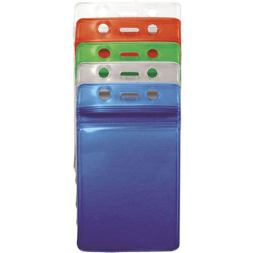 Sealable Badge Holders - Vertical - Credit Card