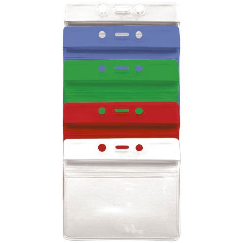 Sealable Badge Holders - Horizontal - Credit Card