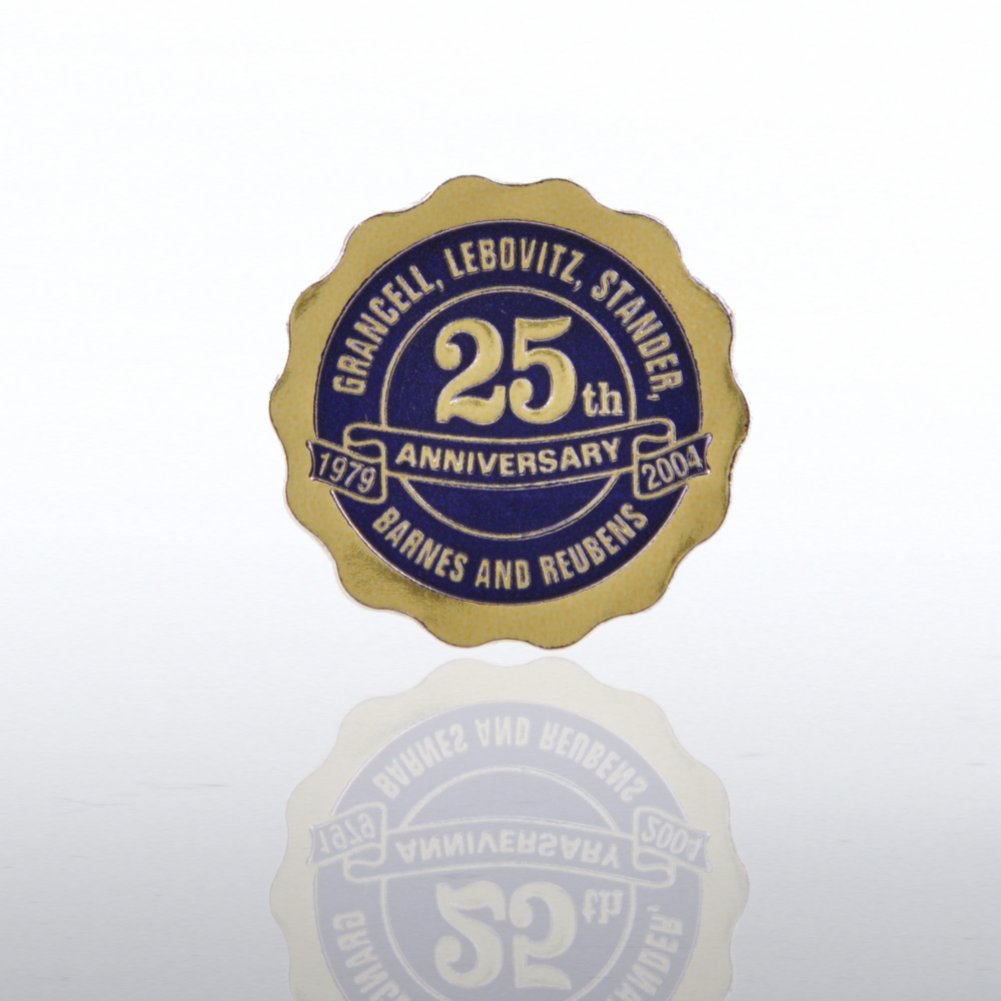 Custom Anniversary Seal - Scallop