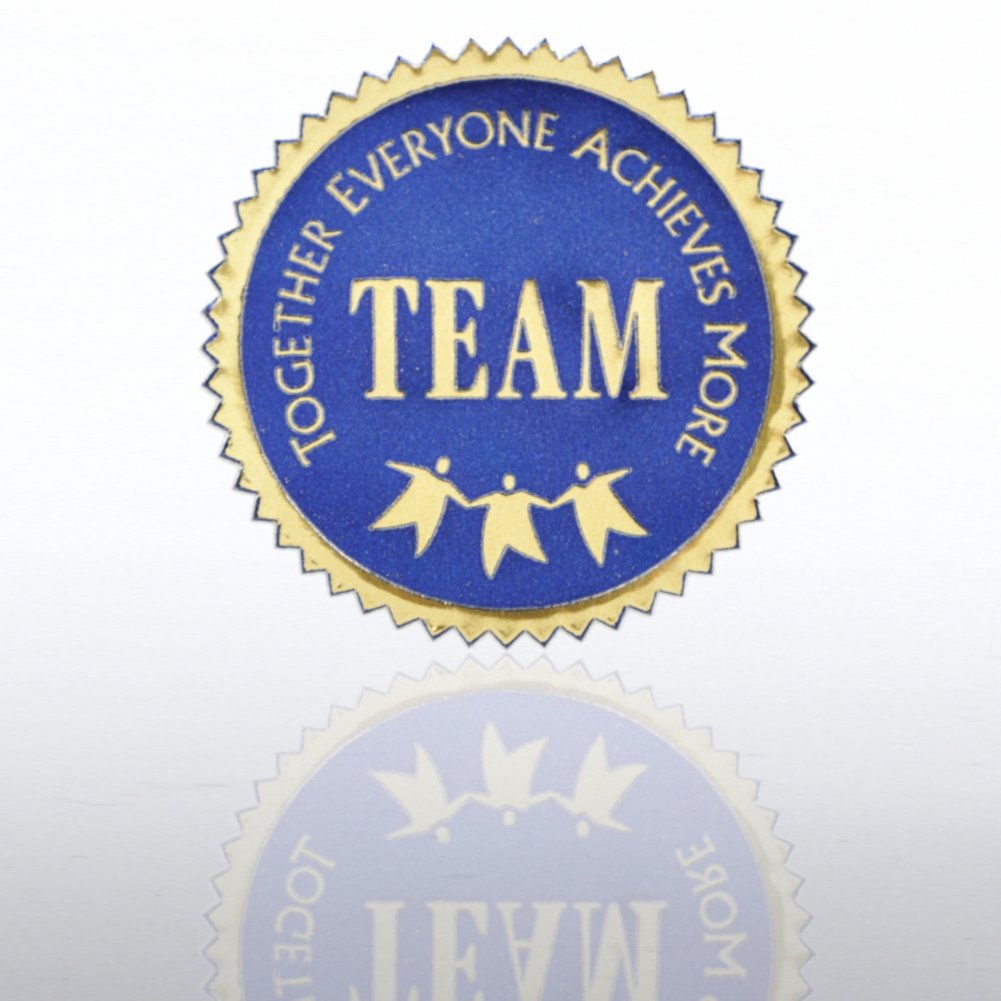 Certificate Seal - TEAM - Blue/Gold