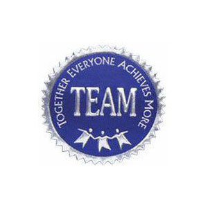 Certificate Seal - TEAM - Blue/Silver