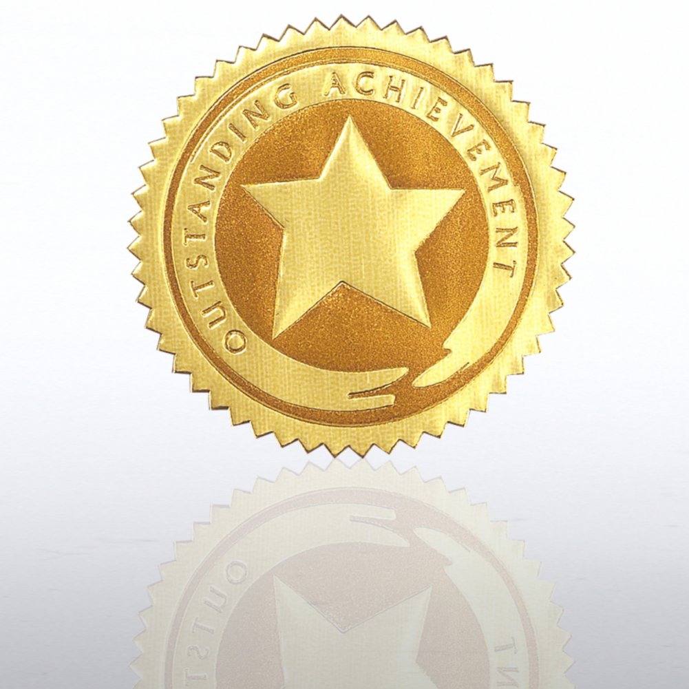 Certificate Seal - Outstanding Achievement