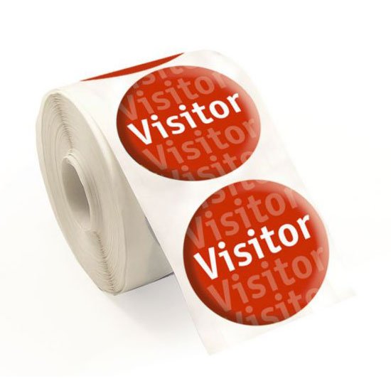 Stickers - Visitor - Red