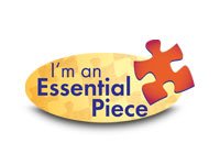 Lapel Pin - I Am An Essential Piece - Multi Color