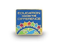 Lapel Pin - Education Makes the Difference