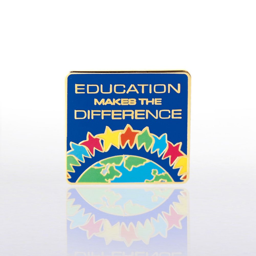 Lapel Pin - Education Makes the Difference