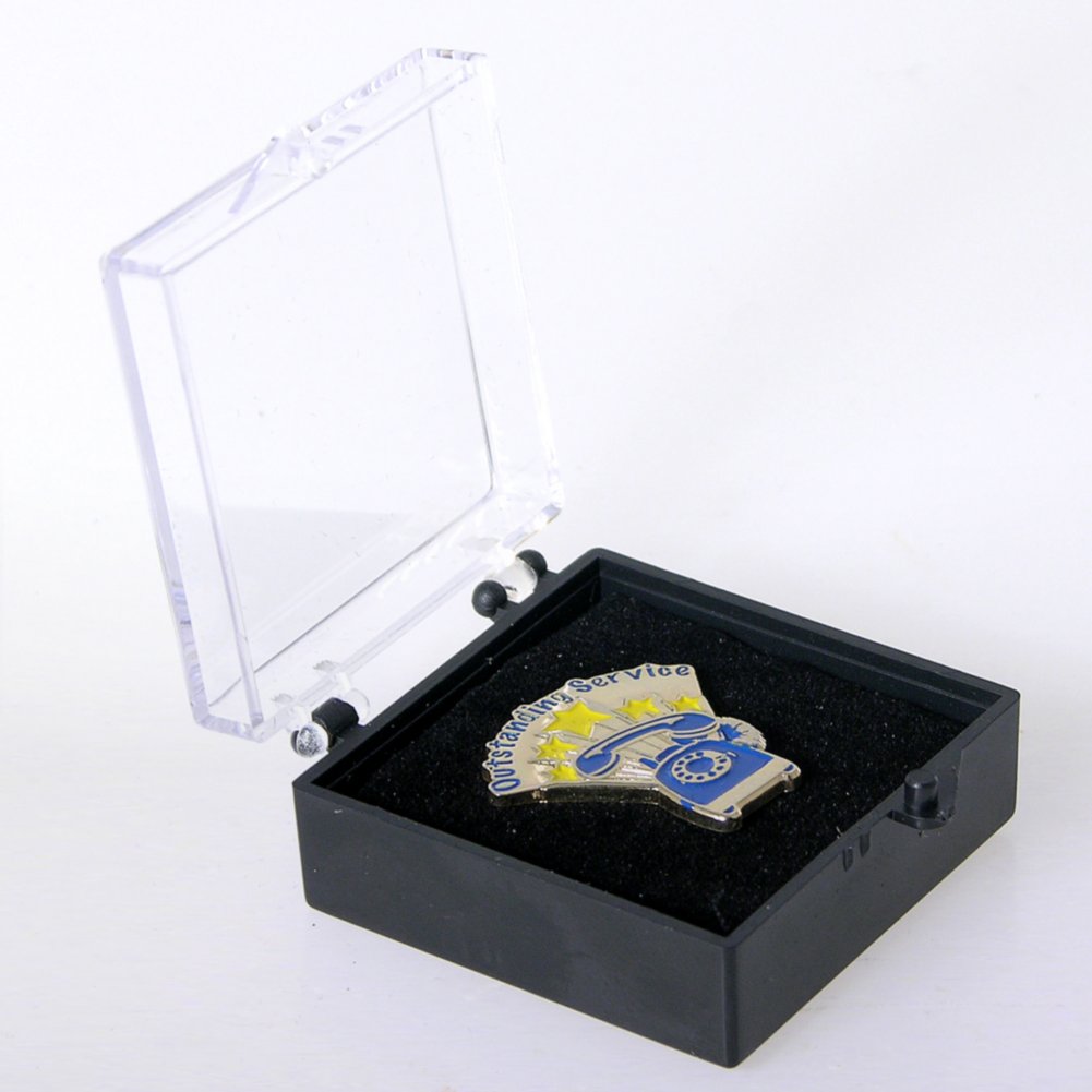 Lapel Pin - Outstanding Service Phone - Multi Color BOX