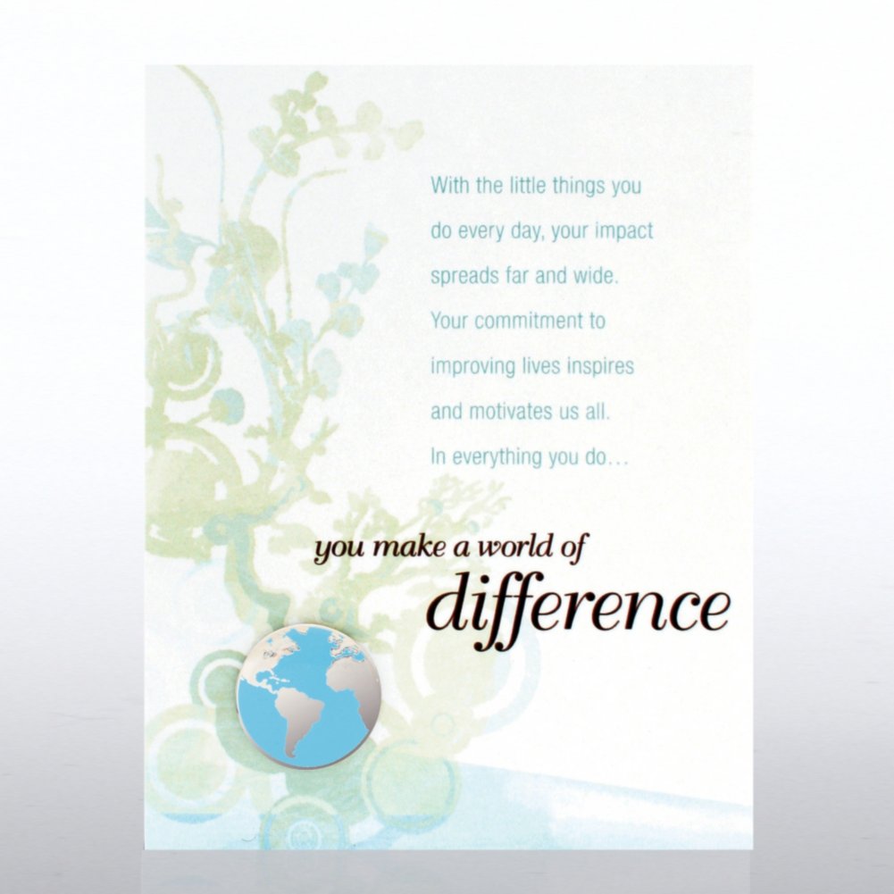 Character Pin - World of Difference