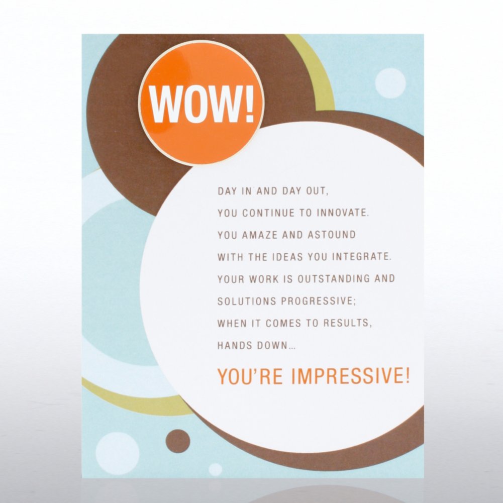 Character Pin - WOW...Impressive