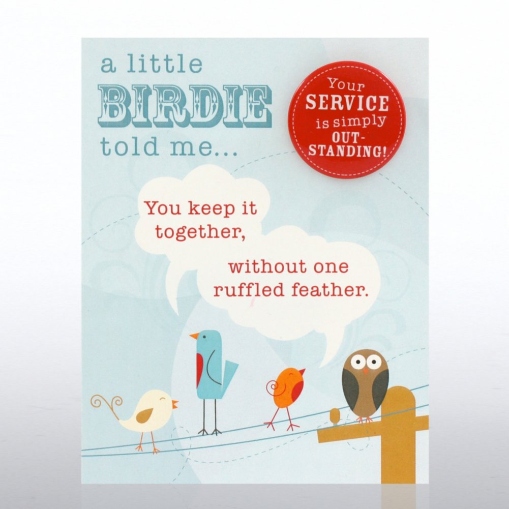 Character Pin - Outstanding Service