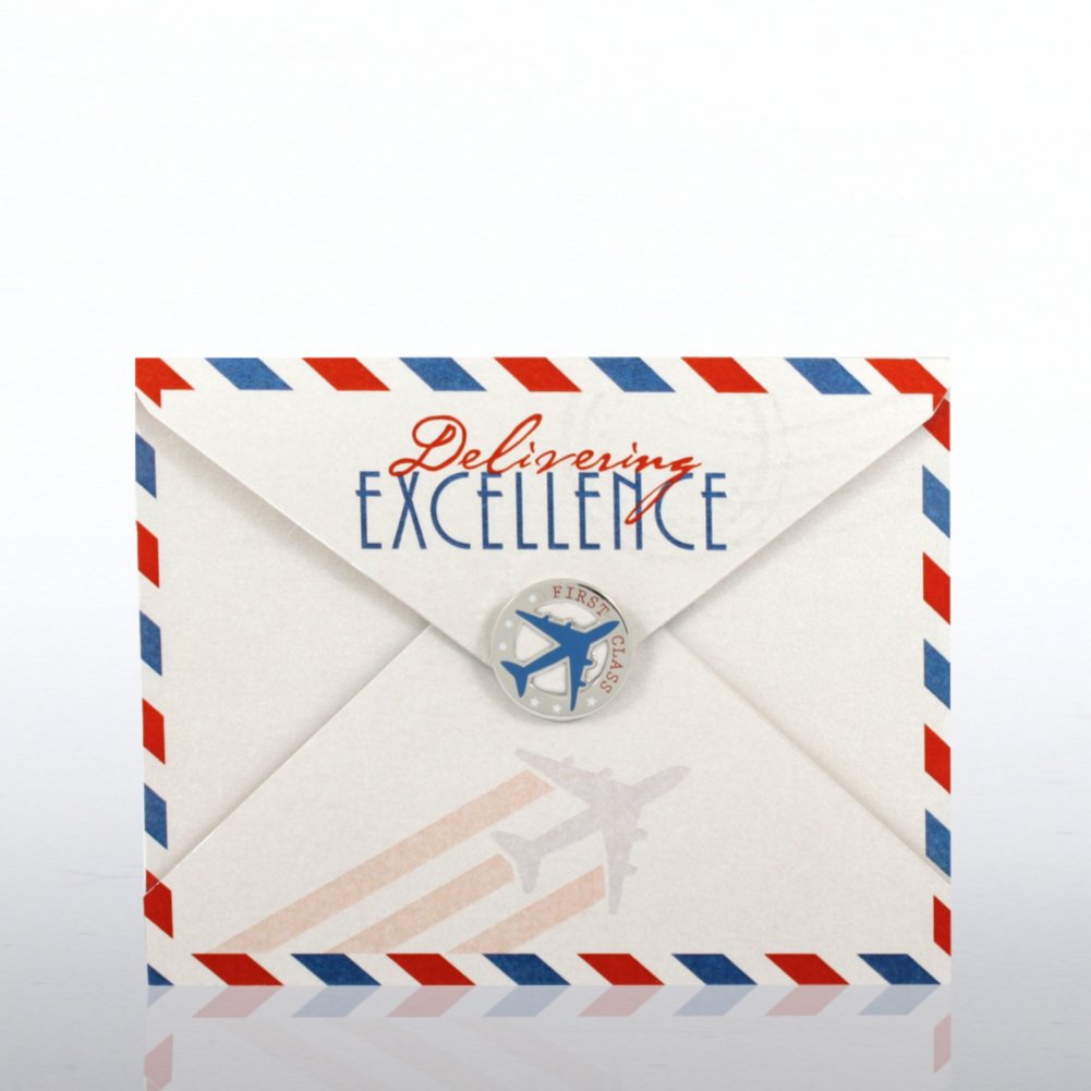 Character Pin - Delivering Excellence