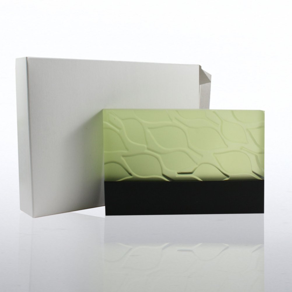 Frosted Lucite Trophy - Leaves BOX