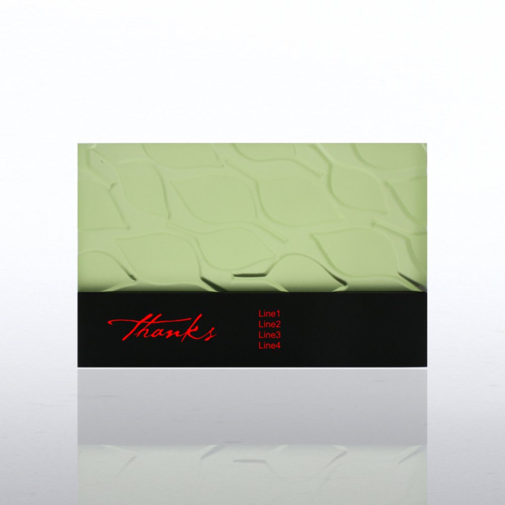 Frosted Lucite Trophy - Leaves