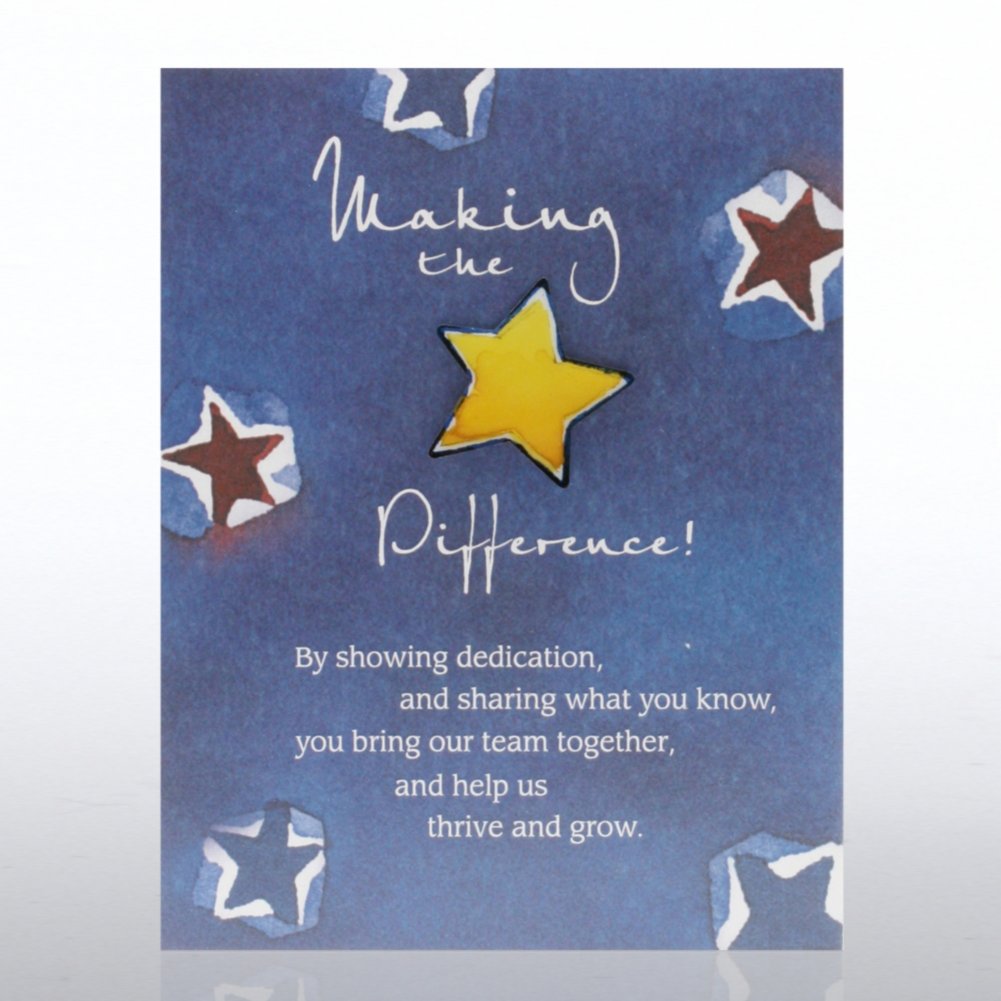 Character Pin - Making the Difference