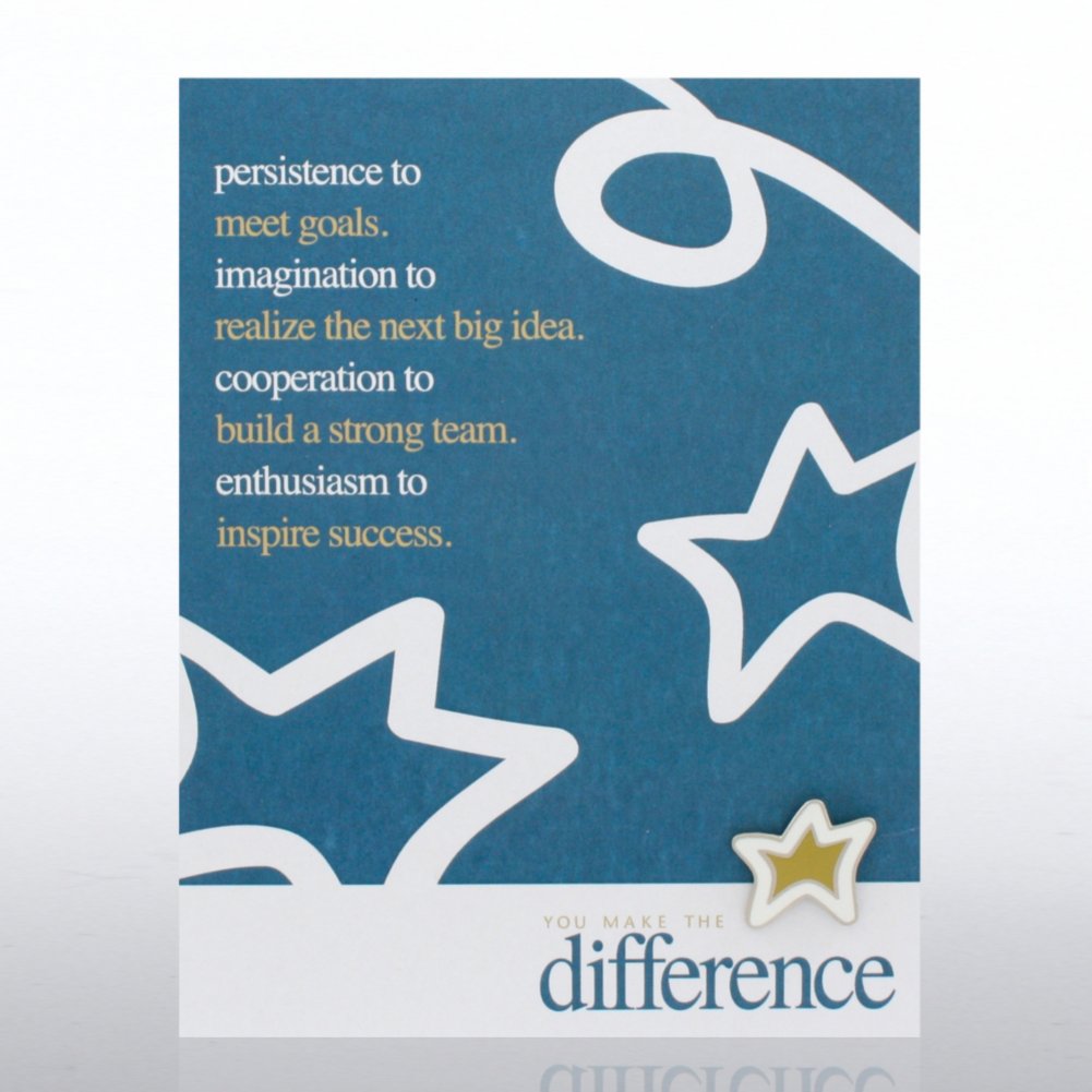 Character Pin - You Make the Difference