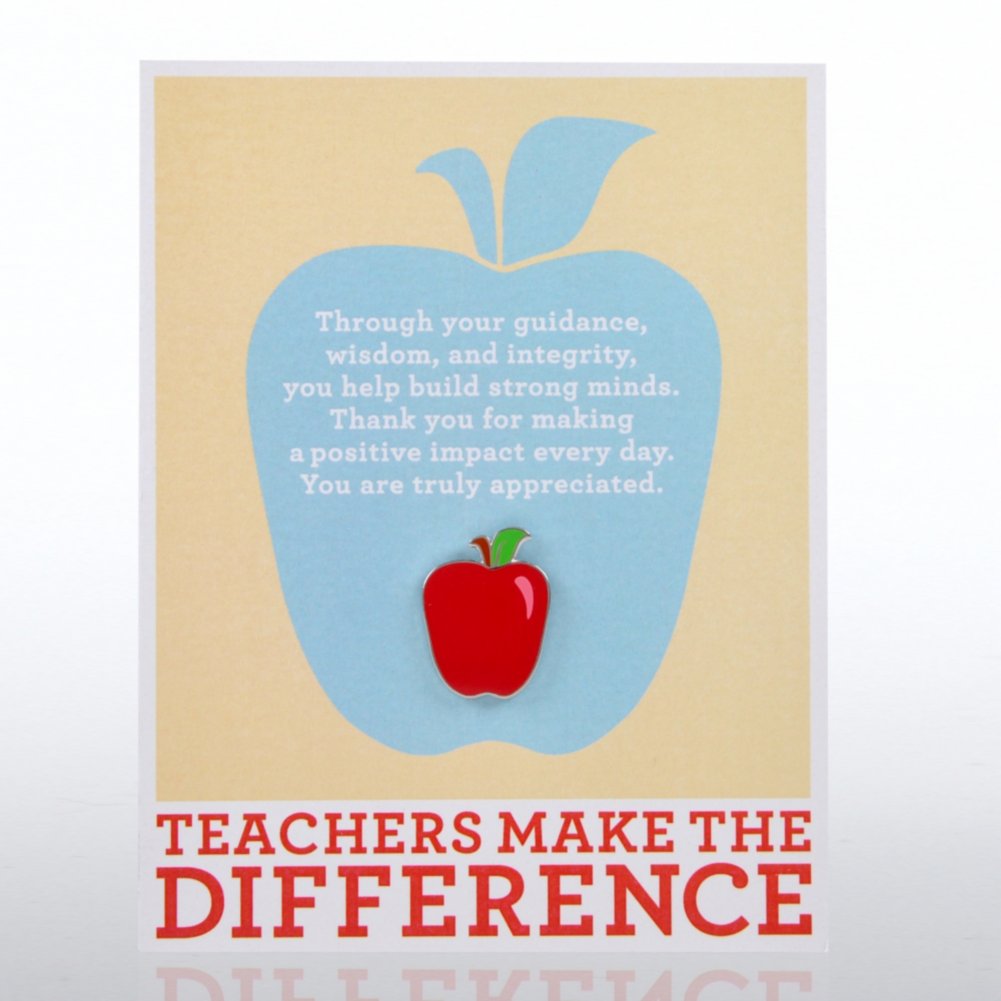 Character Pin - Teachers Make the Difference