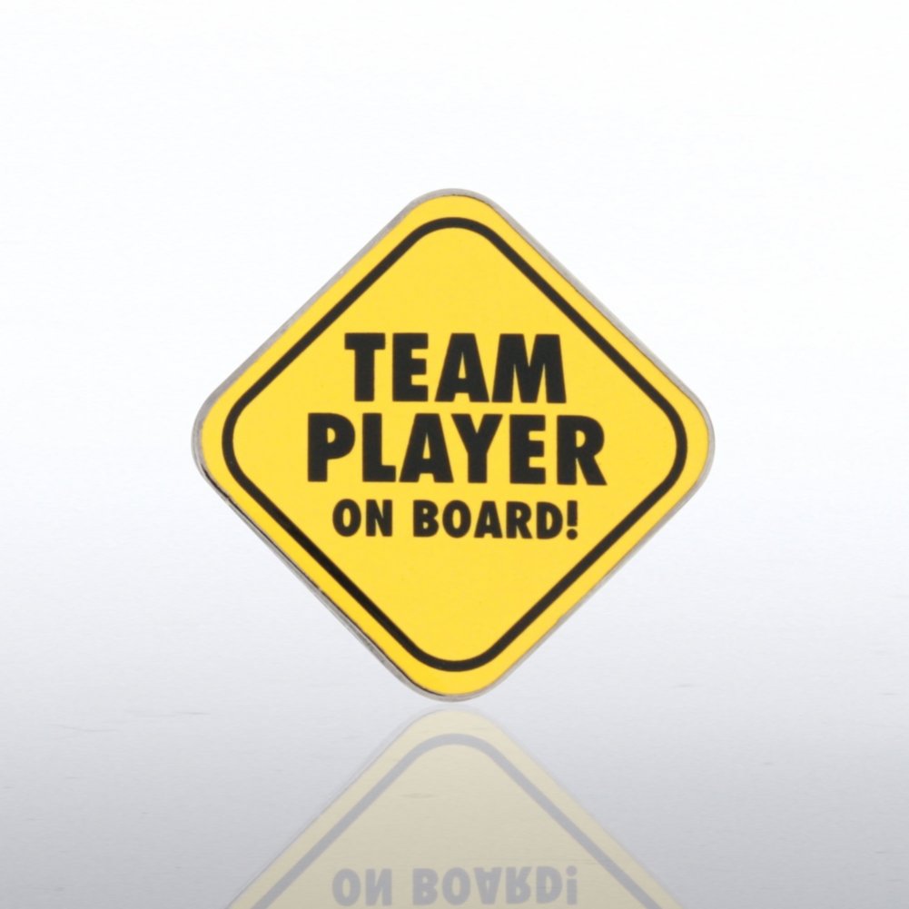 Lapel Pin - Team Player on Board!