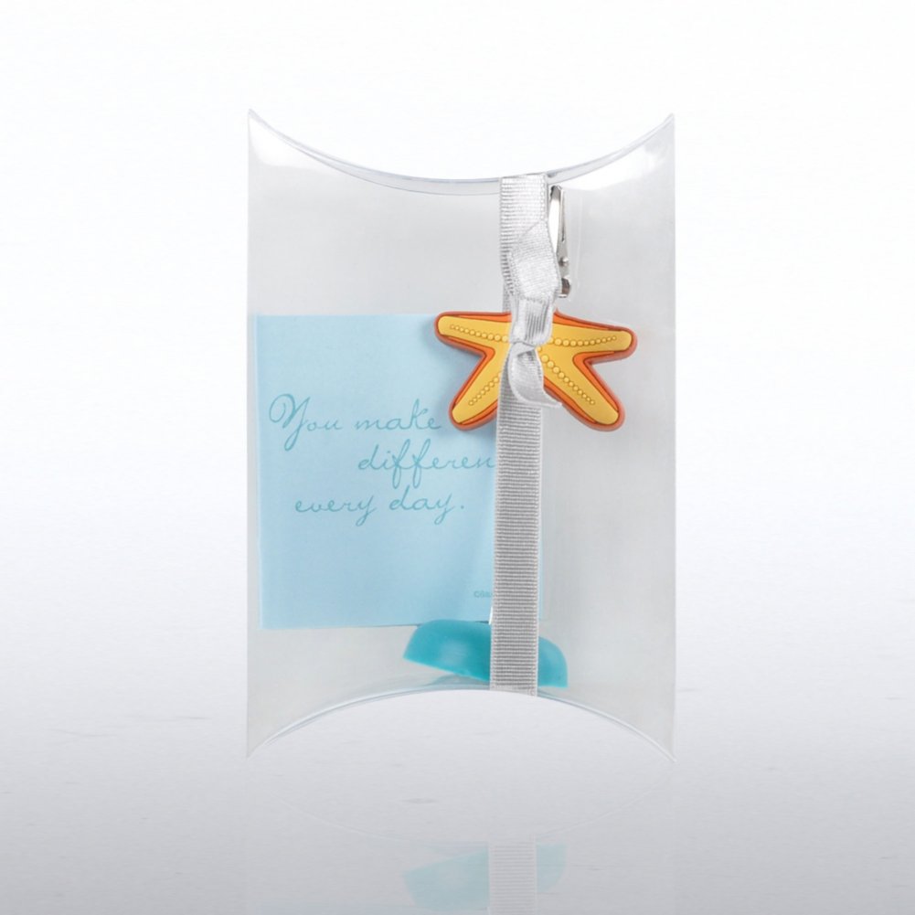 Memo Clip & Sticky Note Gift Set - Starfish BOX