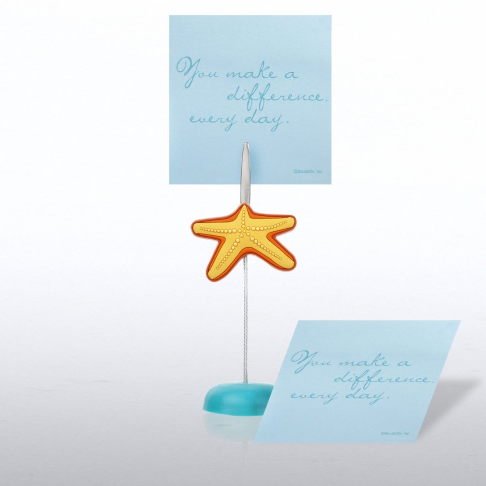 Memo Clip & Sticky Note Gift Set - Starfish