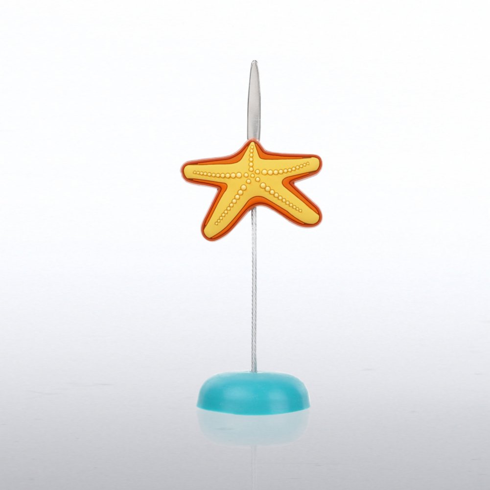 Memo Clip & Sticky Note Gift Set - Starfish OPEN