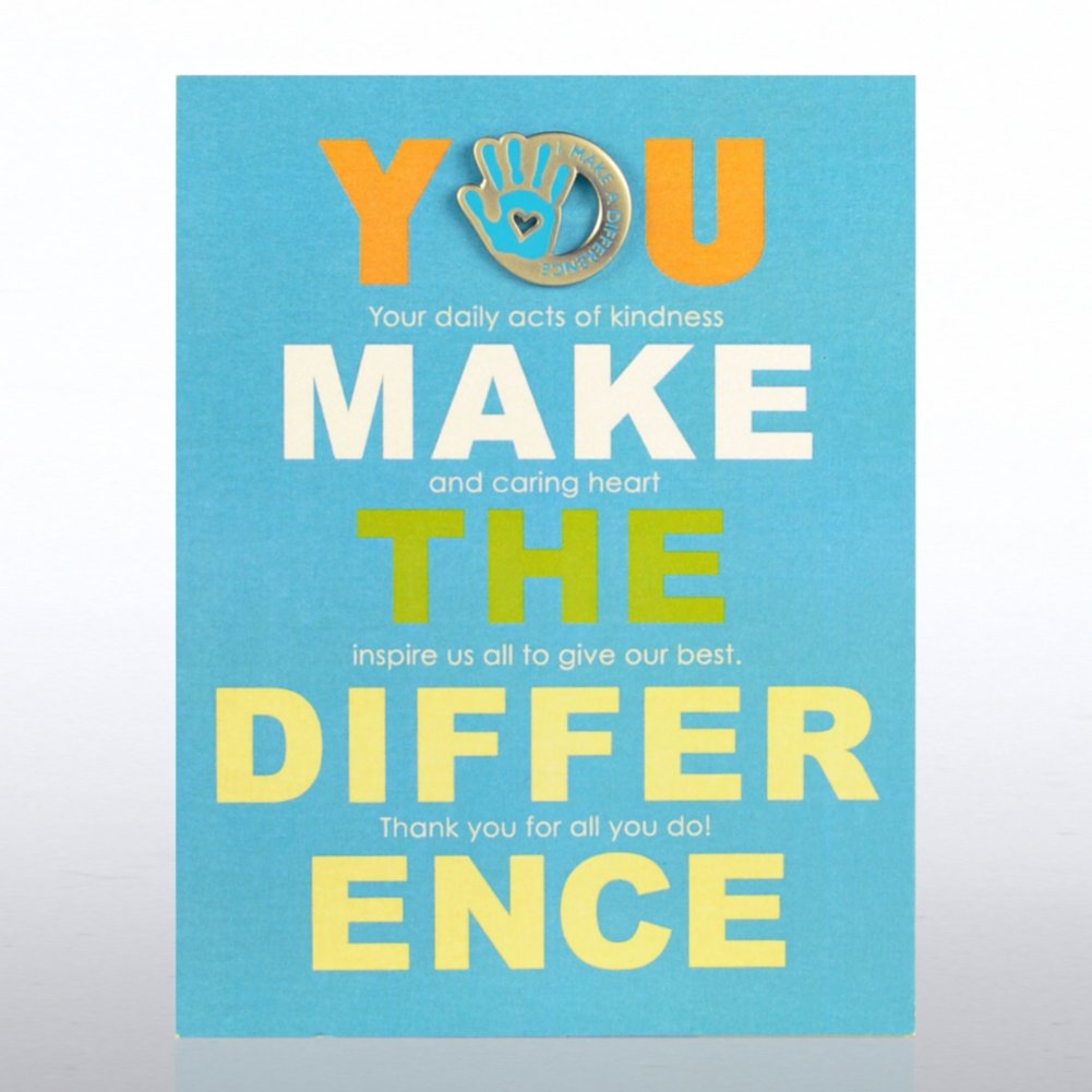 Character Pin - You Make the Difference Healthcare