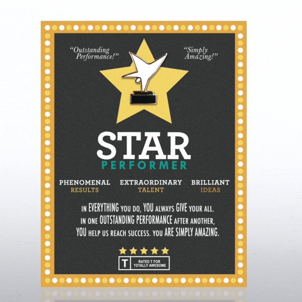 Character Pin - Star Performer
