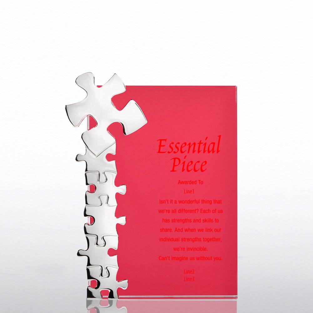 Vivid Glass Award - Puzzle Pieces