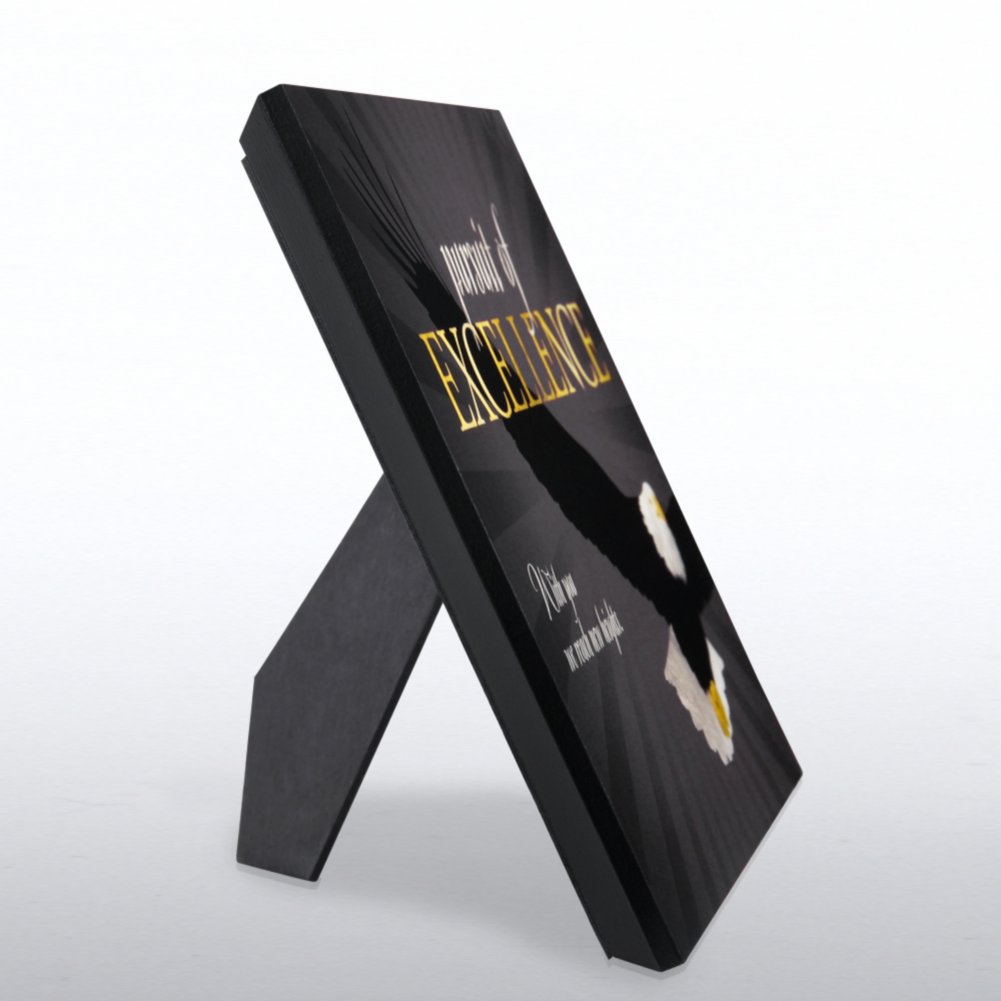 Theme Plaque - Eagle: Pursuit of Excellence SIDE