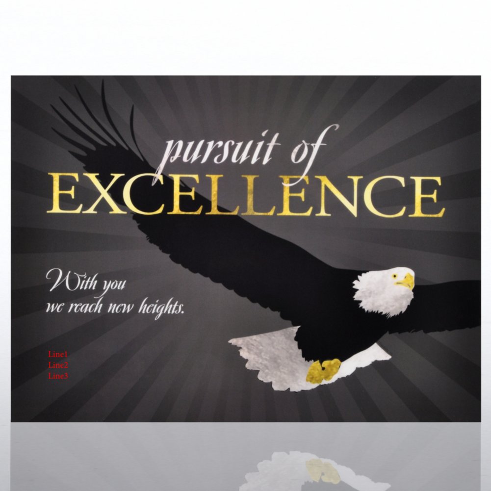 Theme Plaque - Eagle: Pursuit of Excellence