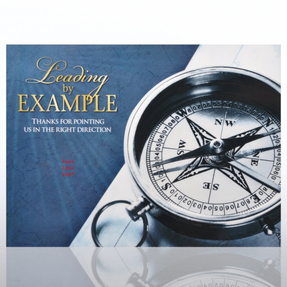 Theme Plaque - Compass: Leading by Example