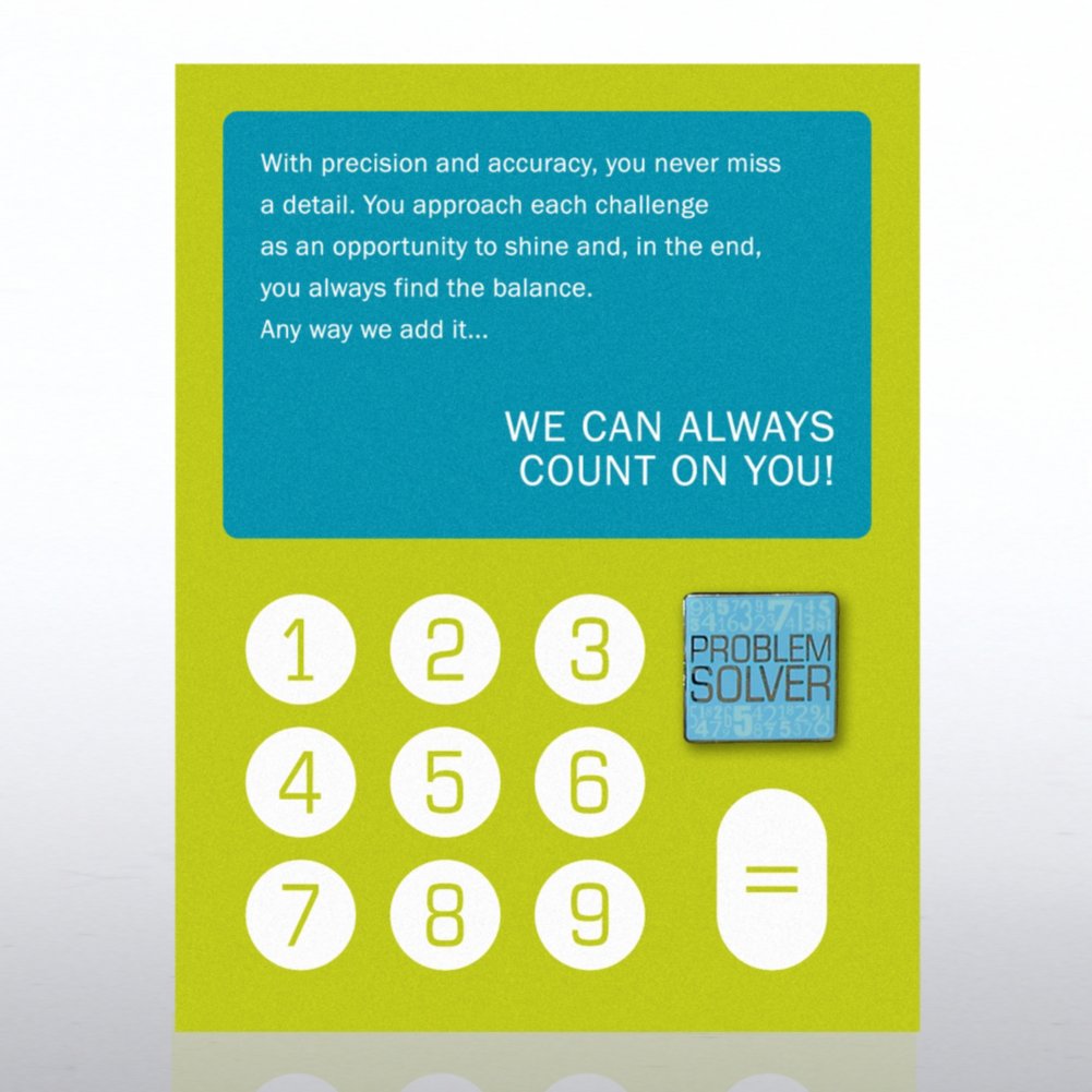 Character Pin - Accounting