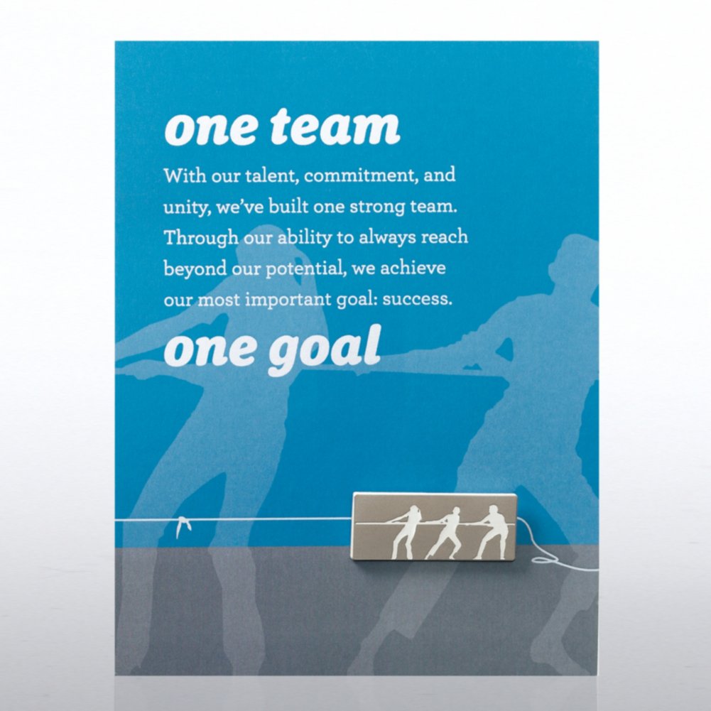 Character Pin - One Team, One Goal