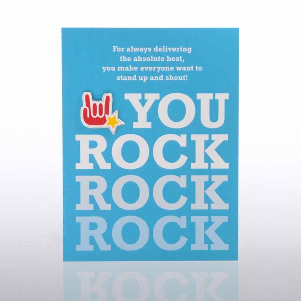 Character Pin - You Rock
