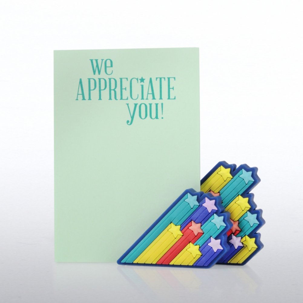 Magnet Photo Holder & Pad Gift Set - We Appreciate You!