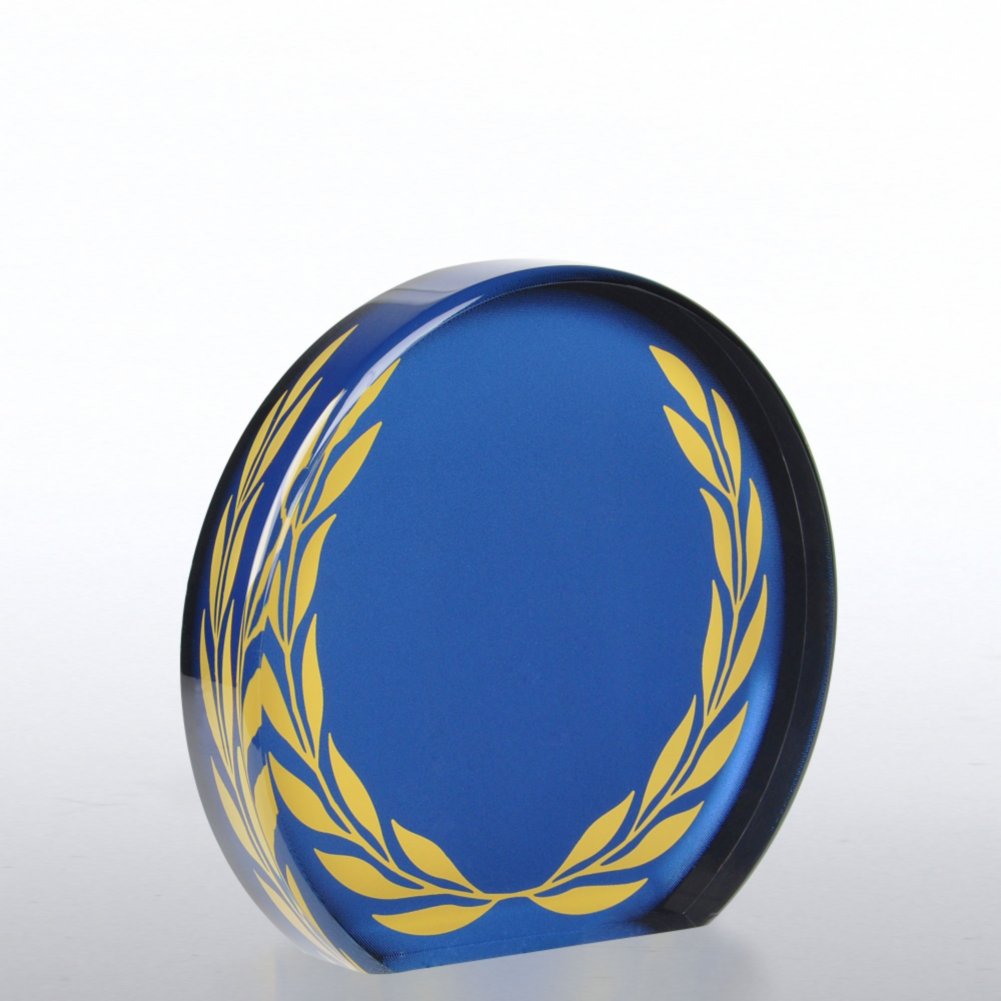 Galaxy Award Trophy - Round Laurel SIDE