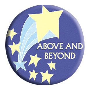 Buttons, Magnets & Stickers - Above and Beyond Stars
