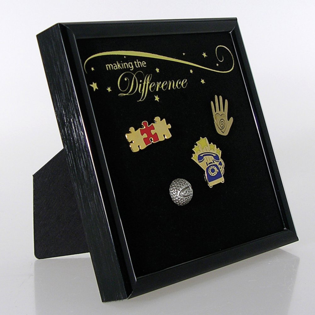 Award Pin Display - Making the Difference SIDE