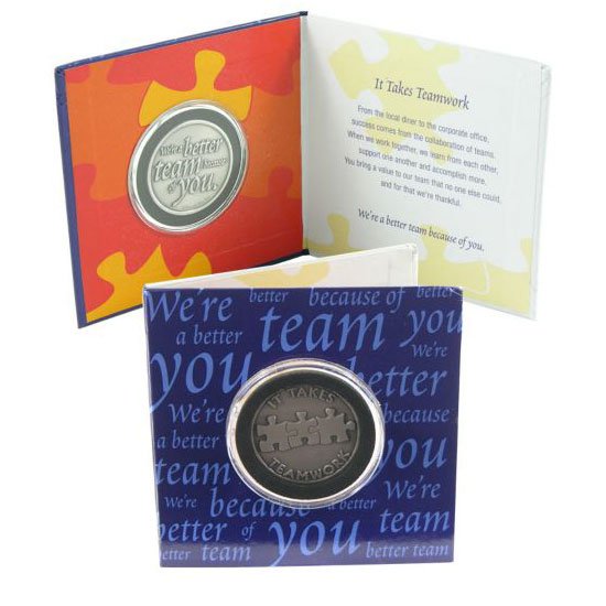 Collectible Character Coins - It Takes Teamwork