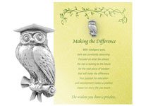 Character Pin - Owl: Making the Difference