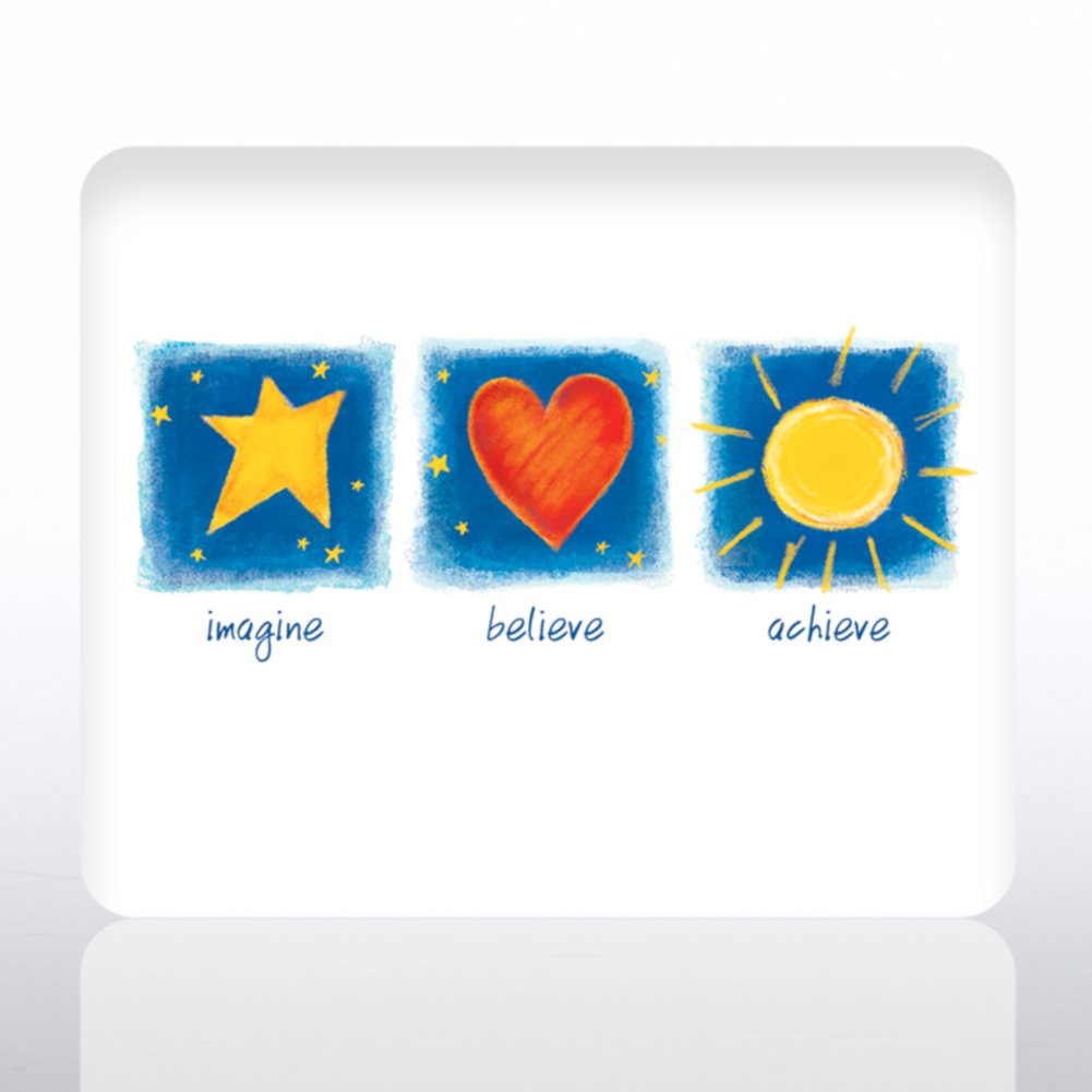 Mouse Pad - Imagine Believe Achieve