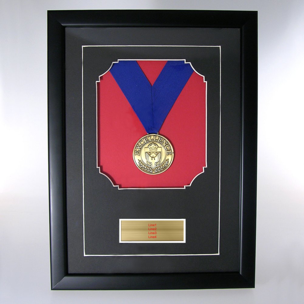 Shadow Box Award Medals - Excellence
