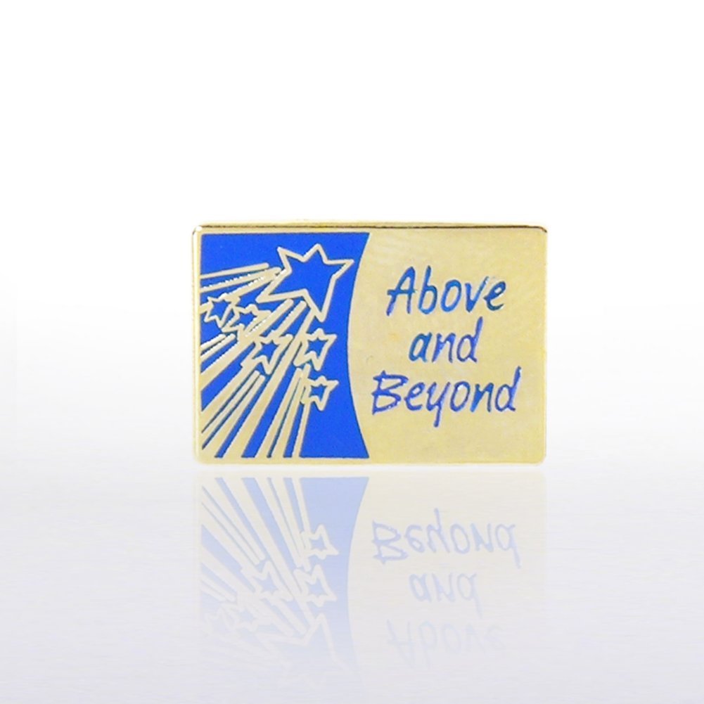 Lapel Pin - Above and Beyond with Shooting Stars