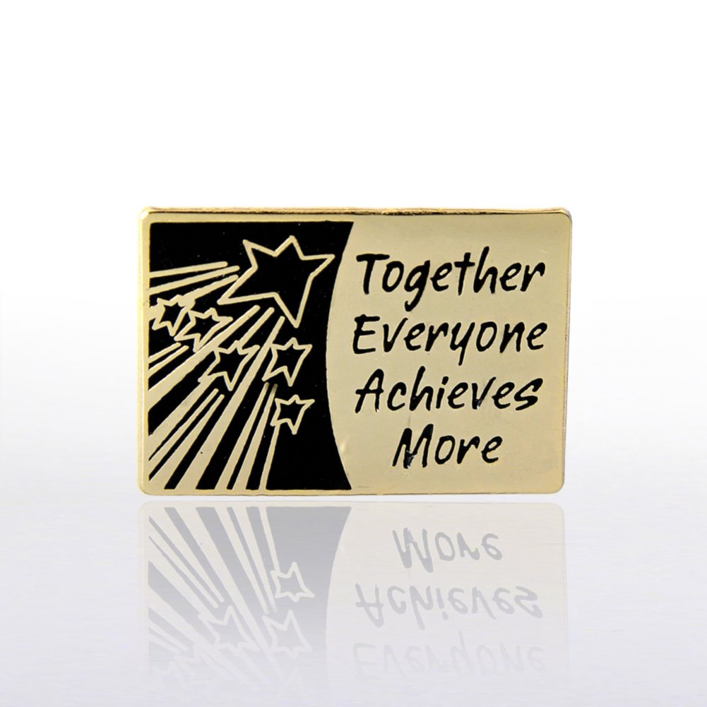Lapel Pin - Together Everyone Achieves More Shooting Stars