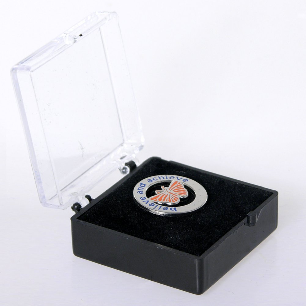 Lapel Pin - Butterfly: Believe and Achieve BOX